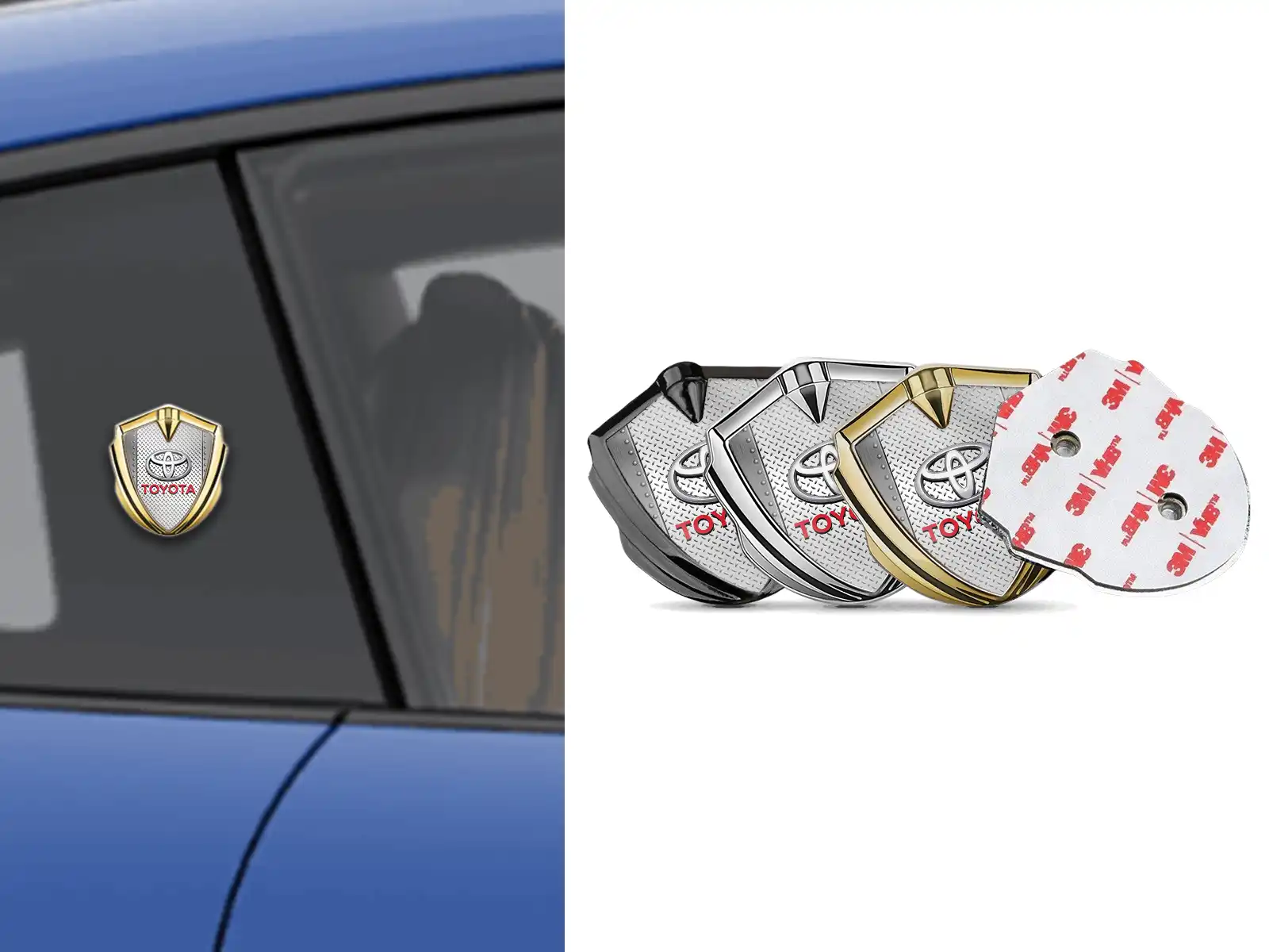 Toyota Car Badge Pro Design Stainless Steel Max